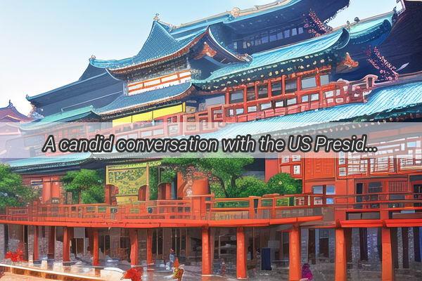 A candid conversation with the US President on the streets of China A unique glimpse into global diplomacy